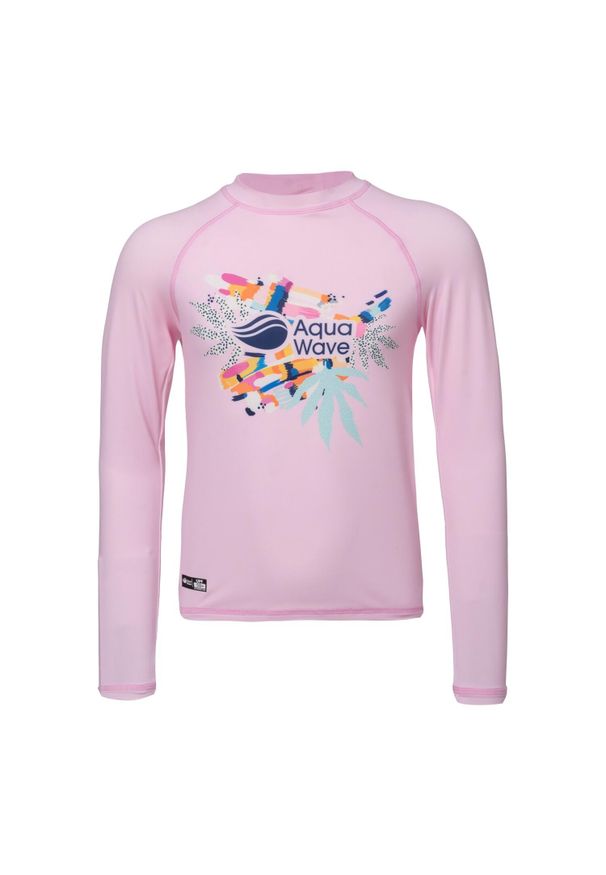 AquaWave - Koszulka Uver UV Dla Dziewcząt. Kolor: różowy