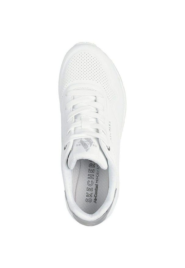 skechers - Adidasy Skechers Uno - Golden Air, Kobiety. Kolor: biały. Materiał: syntetyk, materiał. Sport: fitness