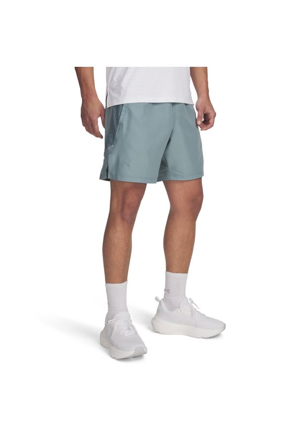 Szorty Under Armour Launch Elite. Kolor: zielony. Sport: bieganie