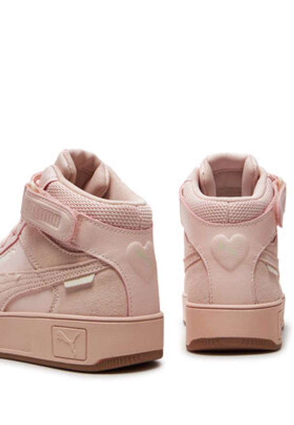 Puma Sneakersy Carina Street Mid 397490 02 Różowy. Kolor: różowy. Materiał: skóra