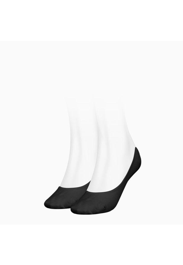 Skarpety damskie Puma FOOTIE 2-PACK. Kolor: czarny. Sport: turystyka piesza