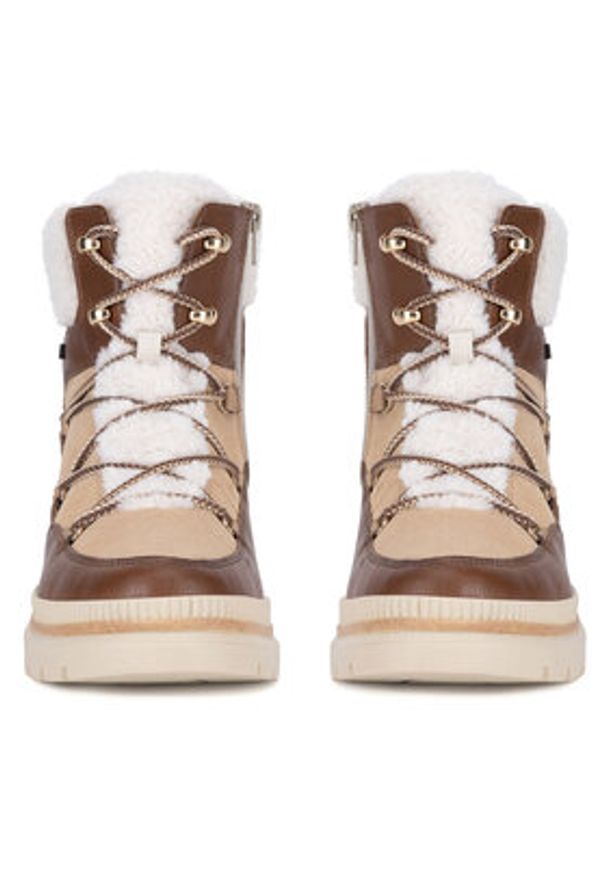 Remonte Trzewiki D0C80-22 Brązowy. Kolor: brązowy. Materiał: skóra