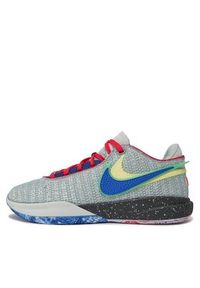Nike Buty Lebron XX DJ5423 002 Szary. Kolor: szary. Materiał: materiał
