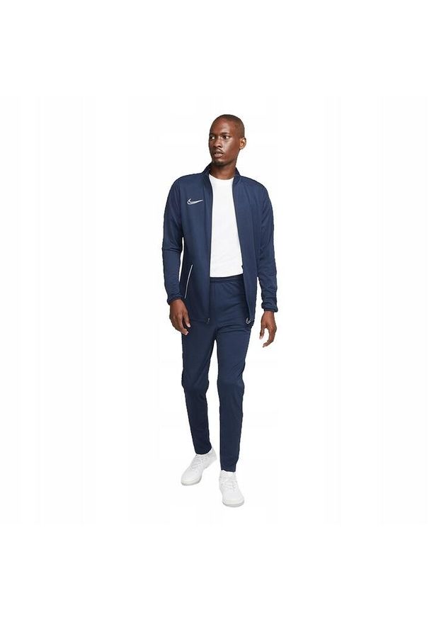 Puma - Komplet Dresowy Nike Dri-fit Academy. Kolor: niebieski. Materiał: dresówka. Technologia: Dri-Fit (Nike). Sport: fitness