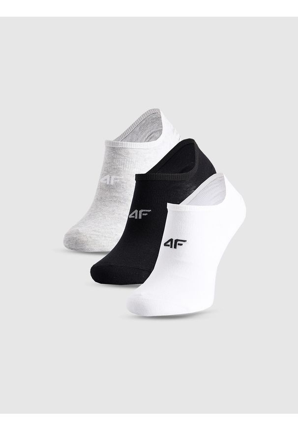 4f - 4F Skarpetki casual stopki (3-pack) męskie - multikolor 39-42. Kolor: wielokolorowy. Materiał: materiał, poliamid, bawełna, włókno, elastan. Sport: turystyka piesza, fitness