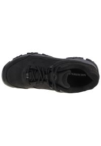 Buty Merrell Moab Adventure 3 M J003805 czarne. Zapięcie: sznurówki. Kolor: czarny. Materiał: skóra, syntetyk, materiał. Szerokość cholewki: normalna