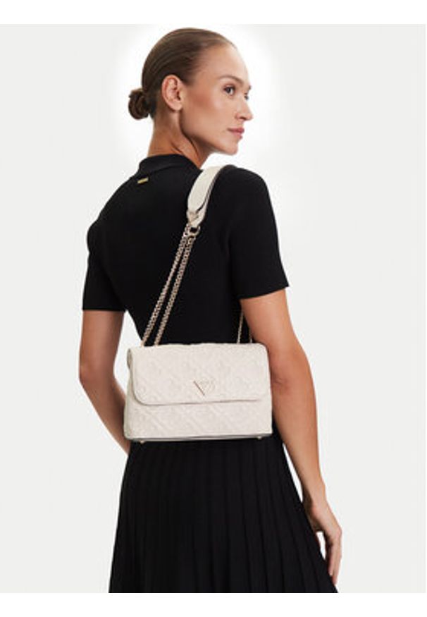 Guess Torebka 175733 Biały. Kolor: biały. Materiał: skórzane