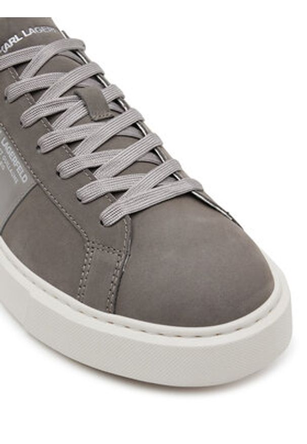 Karl Lagerfeld - KARL LAGERFELD Sneakersy KL52218 Brązowy. Kolor: brązowy. Materiał: skóra, nubuk