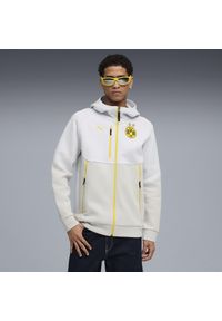 Bluza piłkarska z kapturem Puma Dortmund 25/26. Typ kołnierza: kaptur. Materiał: materiał. Sport: piłka nożna