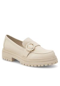 DeeZee Loafersy Felizia WS5195-34 Beżowy. Kolor: beżowy. Materiał: syntetyk #8