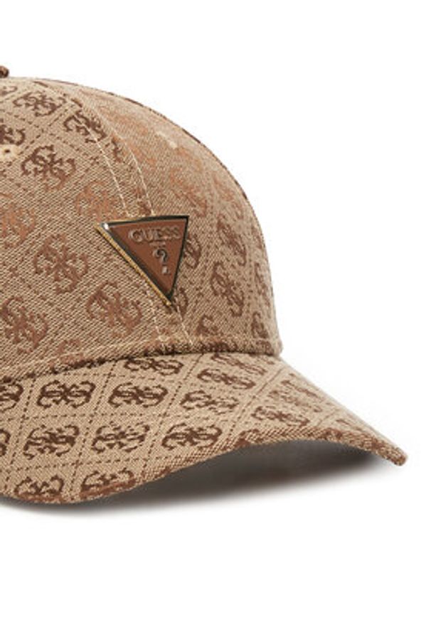 Guess Czapka z daszkiem AW5368 POL01 Beżowy. Kolor: beżowy. Materiał: poliester
