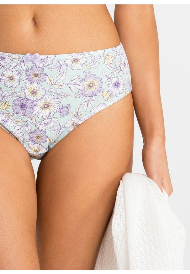 bonprix - Figi maxi (4 pary). Kolor: fioletowy