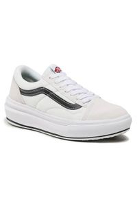 Buty do chodzenia męskie Vans Old Skool Overt. Kolor: biały. Materiał: tkanina, materiał, skóra, syntetyk. Szerokość cholewki: normalna. Model: Vans Old Skool. Sport: turystyka piesza