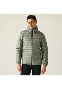 Regatta - Kurtka turystyczna męska Hurden. Kolor: pomarańczowy. Materiał: tkanina, poliamid, puch. Sport: turystyka piesza #1