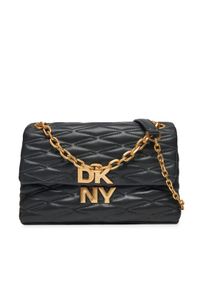 DKNY Torebka Minna R433KG73 Czarny. Kolor: czarny. Materiał: skórzane