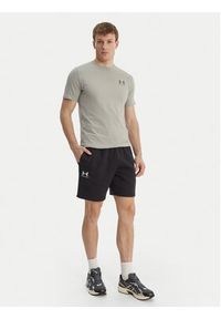Under Armour Szorty sportowe UA Icon Fleece 1380377 Czarny Regular Fit. Kolor: czarny. Materiał: bawełna. Styl: sportowy #3