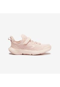 Decathlon - Buty sportowe dla dzieci Kalenji AT Flex. Zapięcie: rzepy. Kolor: różowy. Materiał: kauczuk, mesh. Szerokość cholewki: normalna. Sport: bieganie #1