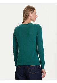 United Colors of Benetton - United Colors Of Benetton Sweter 1002D1K01 Zielony Regular Fit. Kolor: zielony. Materiał: wełna
