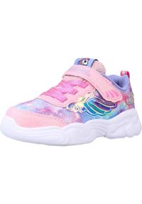 skechers - Tenisówki Skechers Model Unicorn Storm Kolor Rose. Kolor: różowy. Materiał: tkanina. Model: Skechers Sport. Sport: turystyka piesza