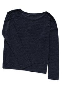 Wrangler - DAMSKI LONGSLEEVE WRANGLER L/S MIX TEE BLUE INDIGO W7329E441. Długość rękawa: długi rękaw #3