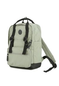 Plecak miejski Himawari 1085B-07 j. zielony. Kolor: zielony. Materiał: tkanina, poliester. Styl: casual, elegancki