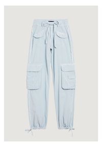 Desigual Spodnie materiałowe 26SWPW25 Niebieski Regular Fit. Kolor: niebieski. Materiał: bawełna #2