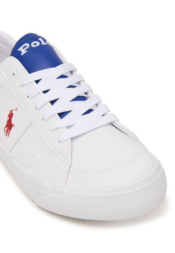 Polo Ralph Lauren Sneakersy RL04833102 Biały. Kolor: biały. Materiał: skóra