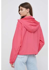 Calvin Klein Jeans wiatrówka kolor różowy przejściowa. Kolor: różowy. Materiał: poliester, poliamid #4