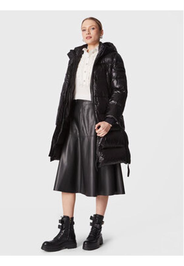 Red Valentino Kurtka puchowa 1R0CP00I6MD Czarny Regular Fit. Kolor: czarny. Materiał: syntetyk, puch