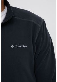 columbia - Columbia bluza sportowa Klamath Range Ii kolor czarny. Okazja: na co dzień. Kolor: czarny. Materiał: materiał, polar, syntetyk, skóra, włókno. Długość: krótkie. Wzór: jednolity, ze splotem, gładki. Styl: sportowy, casual #3