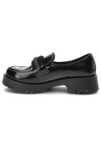 Czarne Półbuty Lemar Eleganckie Skórzane Buty. Okazja: na spotkanie biznesowe. Kolor: czarny. Materiał: skóra. Szerokość cholewki: normalna. Styl: elegancki #6
