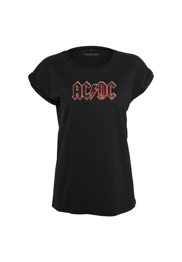 Urban Classics - Koszulka damska Urban Classic ac/dc voltage. Kolor: czarny