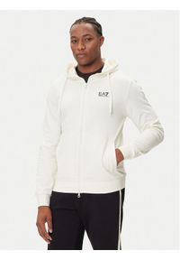 EA7 Emporio Armani Bluza 8NPM33 PJVRZ U1105 Beżowy Regular Fit. Kolor: beżowy. Materiał: bawełna