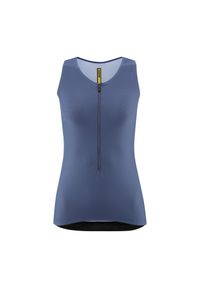 MAVIC - Damski tank top Mavic Aksium. Kolor: niebieski. Długość rękawa: bez rękawów. Sport: kolarstwo #1