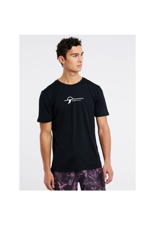 Koszulka Protest Prtlegundi. Kolor: czarny. Długość rękawa: krótki rękaw. Długość: krótkie