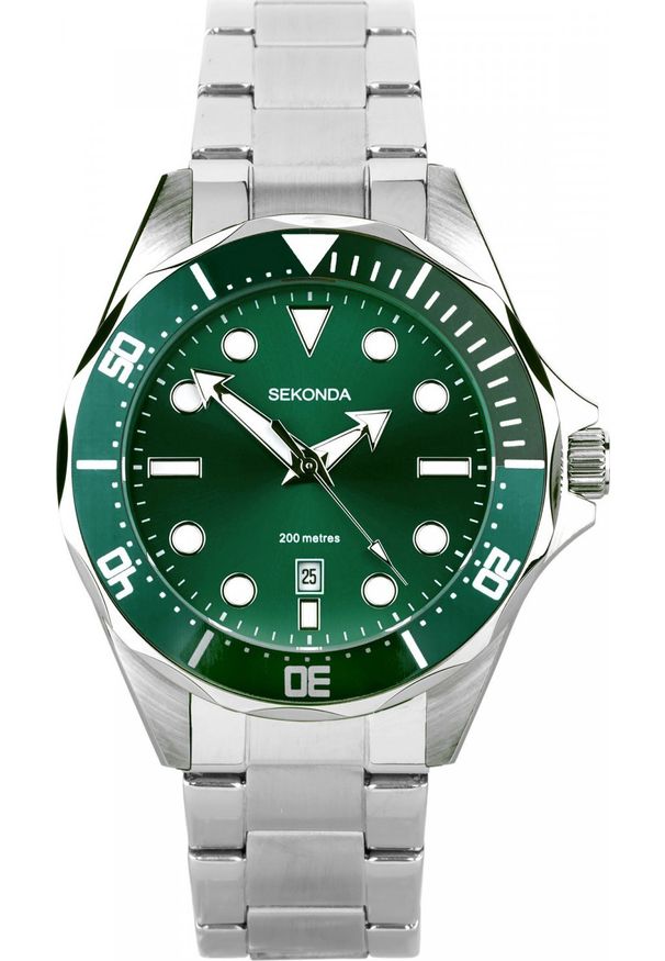 Zegarek Sekonda Zegarek męski Sekonda 30096 srebrny. Kolor: srebrny