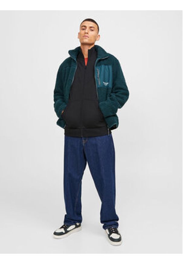 Jack & Jones Bluza Paulos 12250737 Czarny Standard Fit. Kolor: czarny. Materiał: bawełna, syntetyk