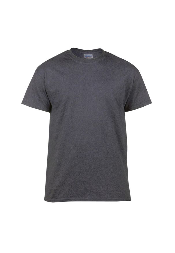 GILDAN - Ciężka Bawełniana Koszulka Unisex Dla Dorosłych. Kolor: szary. Materiał: bawełna. Sport: turystyka piesza