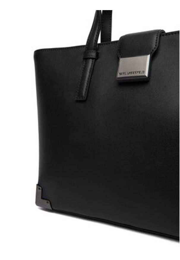 Karl Lagerfeld - KARL LAGERFELD Torebka B1W30256 Czarny. Kolor: czarny. Materiał: skórzane
