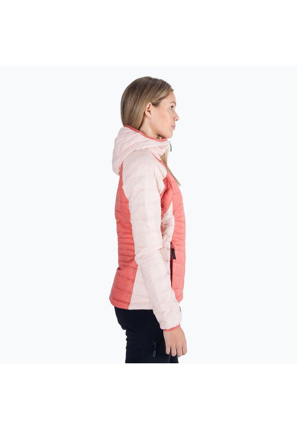 columbia - Kurtka puchowa damska Columbia Platinum Peak Hooded. Kolor: pomarańczowy. Materiał: puch