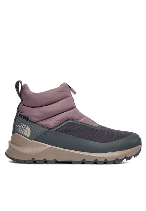 The North Face Śniegowce W Thermoball Progressive Zip II Wp NF0A5LWFODR1 Szary. Kolor: szary. Materiał: materiał