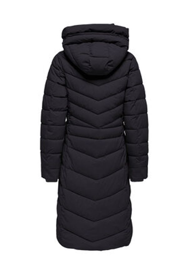 only - ONLY Płaszcz zimowy Juliet 15353149 Czarny Regular Fit. Kolor: czarny. Materiał: syntetyk. Sezon: zima