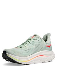 HOKA - Hoka Buty do biegania Clifton 10 1162031 Zielony. Kolor: zielony. Materiał: materiał #5