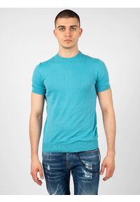 Xagon Man T-Shirt | P23 081K 1200K | Mężczyzna | Niebieski. Okazja: na co dzień. Kolor: niebieski. Materiał: bawełna. Styl: casual #7