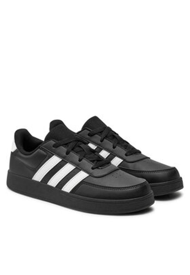 Adidas - adidas Sneakersy Breaknet 2.0 K HP8961 Czarny. Kolor: czarny. Materiał: skóra