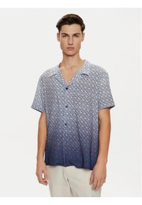 BOSS - Boss Koszula Vale 50534342 Granatowy Regular Fit. Kolor: niebieski. Materiał: wiskoza #1