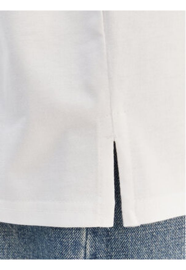 Calvin Klein Jeans T-Shirt LV047E232G Biały Relaxed Fit. Kolor: biały. Materiał: bawełna