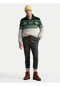 Polo Ralph Lauren Sweter 710952261001 Zielony Regular Fit. Typ kołnierza: polo. Kolor: zielony. Materiał: syntetyk #4