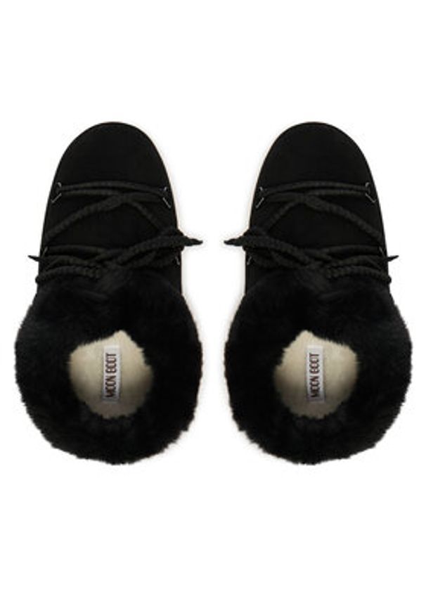 Moon Boot Śniegowce Mb Evx Mule Suede 80D1470090 Czarny. Kolor: czarny. Materiał: skóra, zamsz
