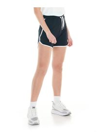 LEONE 1947 APPAREL - Czarno-białe spodenki damskie. Kolor: czarny. Materiał: tkanina. Sport: fitness